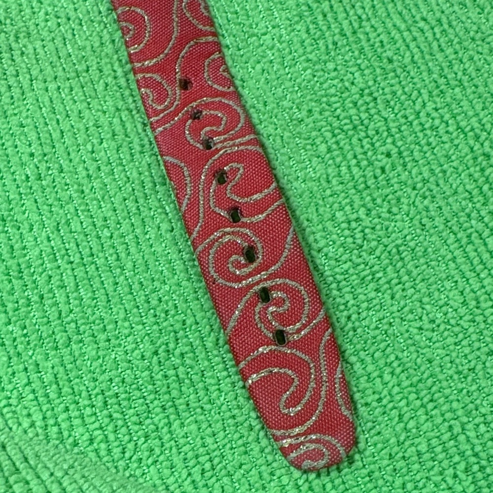 Coral pink Swirl Pattern Swatch Watch - Picture 7 of 12